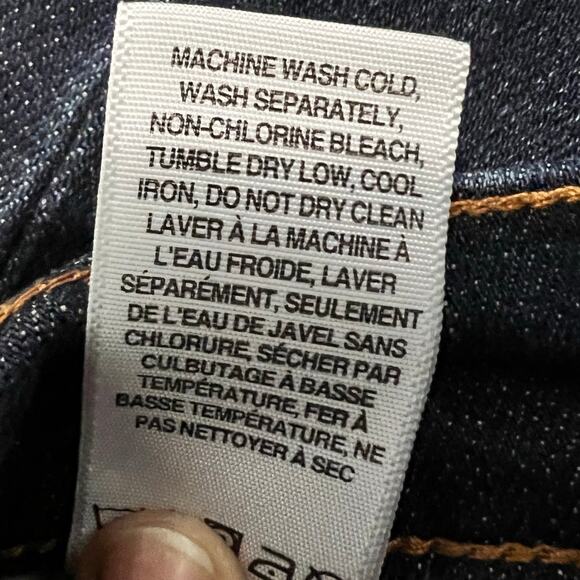 Lucky Brand Sofia Boot Jeans Mid Rise Dark Wash Denim Blue Womens Size 14 / 32 - Picture 7 of 14